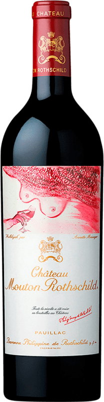 736,95 € Spedizione Gratuita | Vino Rosso Château Mouton-Rothschild A.O.C. Bordeaux bordò Francia Merlot, Cabernet Sauvignon, Cabernet Franc, Petit Verdot 75 cl