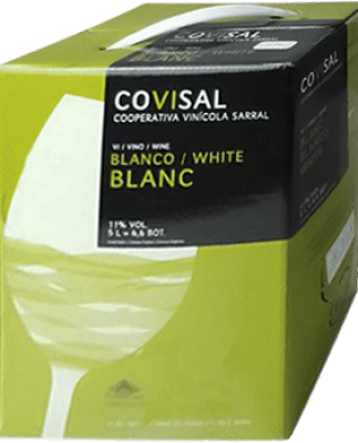 17,95 € Kostenloser Versand | Weißwein Sarral Jung Katalonien Spanien Bag in Box 5 L