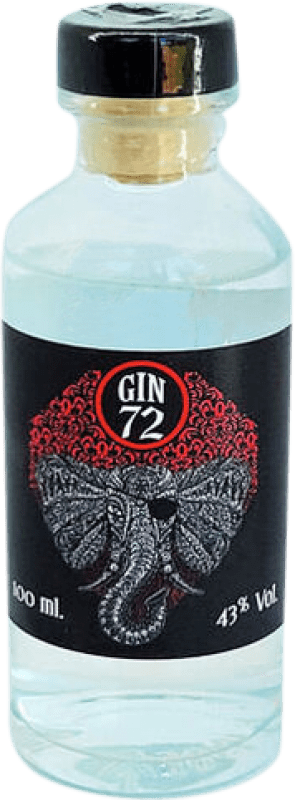 6,95 € 免费送货 | 金酒 Gin AguaGuanches 72 加那利群岛 西班牙 小瓶装 5 cl