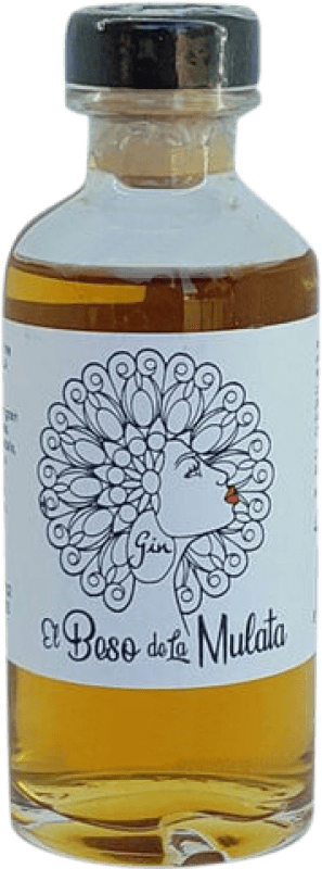6,95 € Envio grátis | Genever Gin AguaGuanches El Beso de la Mulata Espanha Garrafinha Miniatura 5 cl