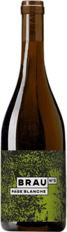 15,95 € Бесплатная доставка | Белое вино Domaine de Brau Nº3 Page Blanche молодое Франция Chardonnay — Шардоне 75 cl