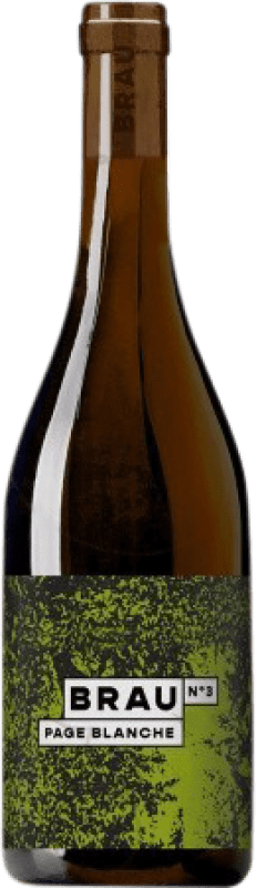 14,95 € Бесплатная доставка | Белое вино Domaine de Brau Nº3 Page Blanche Молодой Франция Chardonnay бутылка 75 cl