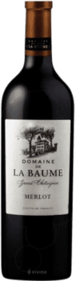 13,95 € Envío gratis | Vino Tinto Domaine de La Baume Chataign Crianza I.G.P. Vin de Pays d'Oc Languedoc-Roussillon Francia Merlot 75 cl