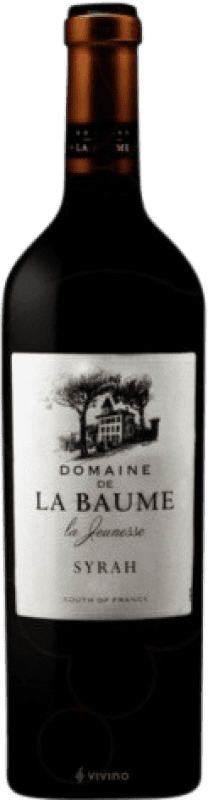 10,95 € Free Shipping | Red Wine Domaine de La Baume Jeunesse Crianza — Aged I.G.P. Vin de Pays d'Oc Languedoc-Roussillon France Syrah — Shiraz Bottle 75 cl