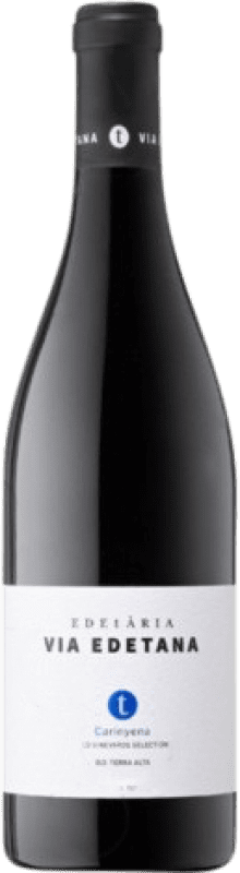 19,95 € Kostenloser Versand | Rotwein Edetària Vía Negre Alterung D.O. Terra Alta Katalonien Spanien Carignan Flasche 75 cl