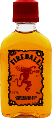 2,95 € Envío gratis | Licores Fireball Canadá Botellín Miniatura 5 cl