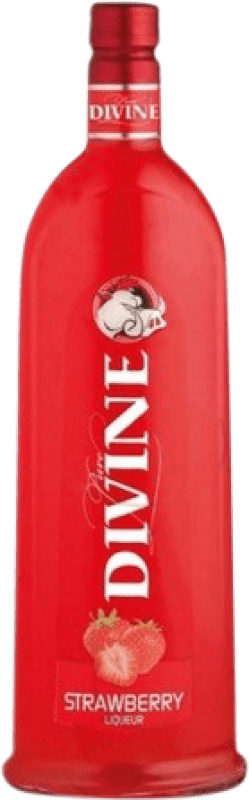12,95 € Spedizione Gratuita | Liquori Jelzin Divine Pure Strawberry Francia Bottiglia 70 cl