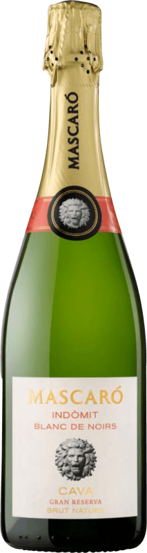 26,95 € Envio grátis | Espumante branco Mascaró Indomit Brut Nature Grande Reserva Catalunha Espanha Garrafa 75 cl