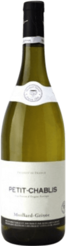32,95 € Envio grátis | Vinho Branco Moillard Grivot Jovem A.O.C. Petit-Chablis Borgonha França 75 cl
