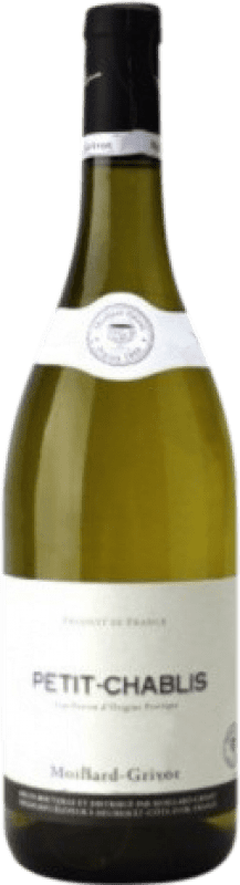 31,95 € Envio grátis | Vinho branco Moillard Grivot Jovem A.O.C. Petit-Chablis Borgonha França Garrafa 75 cl