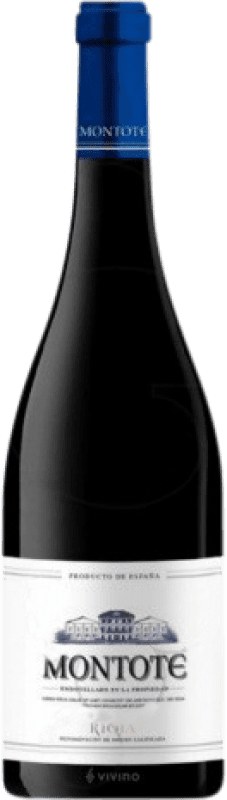 10,95 € Бесплатная доставка | Красное вино Montote Selección Exclusiva Молодой D.O.Ca. Rioja Ла-Риоха Испания бутылка 75 cl