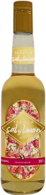 21,95 € Envío gratis | Tequila Sal y Limón Oro México Botella 70 cl