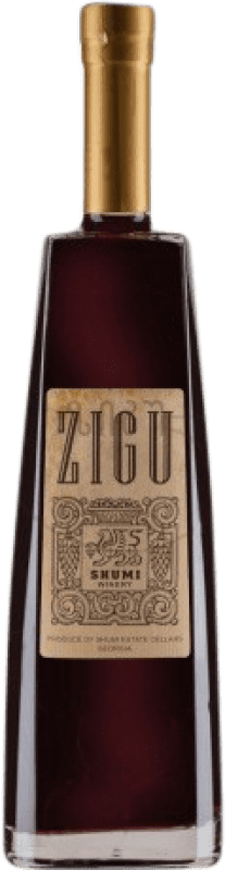 49,95 € Envio grátis | Vinho fortificado Shumi Zigu Georgia Saperavi Garrafa 75 cl