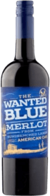 9,95 € Envio grátis | Vinho Tinto Sundrenched Land The Wanted Blue Crianza Itália Merlot 75 cl
