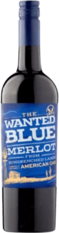 9,95 € Бесплатная доставка | Красное вино Sundrenched Land The Wanted Blue Crianza — Крианса Италия Merlot — Мерло 75 cl