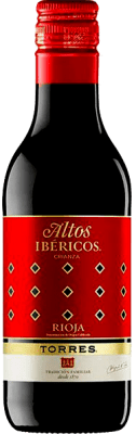 3,95 € Бесплатная доставка | Красное вино Torres Altos Ibéricos старения Испания Tempranillo Маленькая бутылка 18 cl