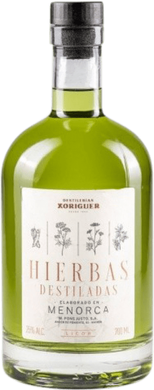 18,95 € Envío gratis | Licor de hierbas Xoriguer Destiladas Islas Baleares España Botella 70 cl