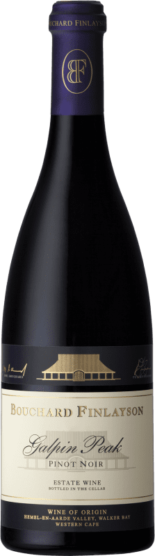 49,95 € Free Shipping | Red wine Bouchard Finlayson Galpin Peak I.G. Walker Bay South Africa Pinot Black Bottle 75 cl