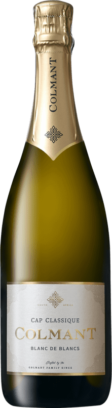 33,95 € Spedizione Gratuita | Spumante bianco Colmant Cap Classique Blanc de Blancs Sud Africa Chardonnay Bottiglia 75 cl