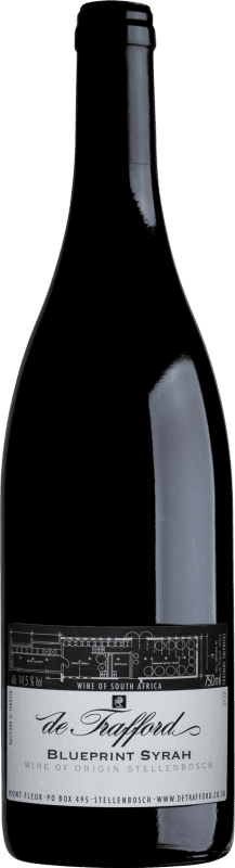 32,95 € Kostenloser Versand | Rotwein De Trafford Bluesprint I.G. Stellenbosch Stellenbosch Südafrika Syrah Flasche 75 cl