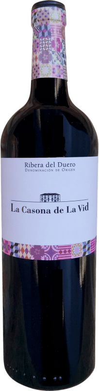 29,95 € Spedizione Gratuita | Vino rosso La Casona de la Vid Crianza D.O. Ribera del Duero Castilla y León Spagna Tempranillo Bottiglia Magnum 1,5 L