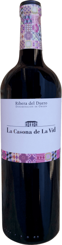 29,95 € Spedizione Gratuita | Vino Rosso La Casona de la Vid Crianza — Invecchiato in Botte D.O. Ribera del Duero Castilla y León Spagna Tempranillo Bottiglia Magnum 1,5 L