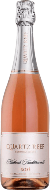 35,95 € Free Shipping | Rosé sparkling Quartz Reef Methode Traditionnelle Rose I.G. Central Otago Central Otago New Zealand Bottle 75 cl