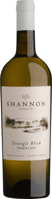 42,95 € Envio grátis | Vinho branco Shannon Vineyards Triangle Block A.V.A. Elgin Elgin Valley África do Sul Sémillon Garrafa 75 cl