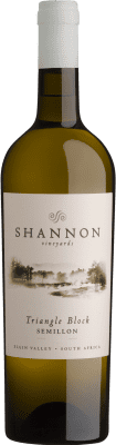 44,95 € Envio grátis | Vinho branco Shannon Vineyards Triangle Block A.V.A. Elgin Elgin Valley África do Sul Sémillon Garrafa 75 cl