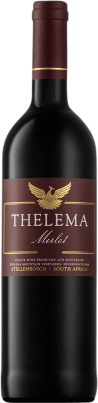 18,95 € Spedizione Gratuita | Vino rosso Thelema Mountain I.G. Stellenbosch Stellenbosch Sud Africa Merlot Bottiglia 75 cl