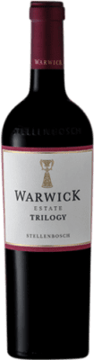 42,95 € Бесплатная доставка | Красное вино Warwick Trilogy I.G. Stellenbosch Стелленбош Южная Африка бутылка 75 cl