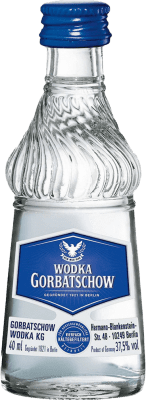 17,95 € Free Shipping | 20 units box Vodka Gorbatschow Germany Miniature Bottle 4 cl