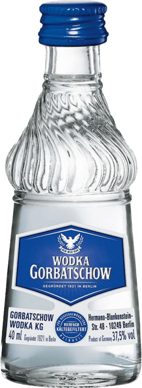22,95 € Envoi gratuit | Boîte de 20 unités Vodka Gorbatschow Allemagne Mini-Bouteille 4 cl