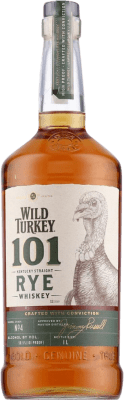 48,95 € 送料無料 | ウイスキーブレンド Wild Turkey 101 Rye アメリカ ボトル 1 L