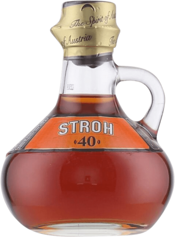 6,95 € Envio grátis | Rum Sebastian Stroh 40º Áustria Garrafinha 20 cl