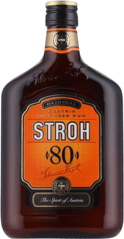 21,95 € Free Shipping | Rum Sebastian Stroh 80º Austria Medium Bottle 50 cl