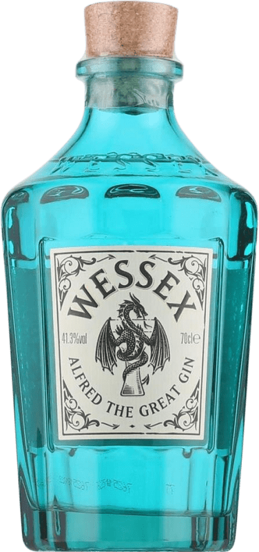 44,95 € Envio grátis | Gin Wessex Alfred The Great Gin Reino Unido Garrafa 70 cl