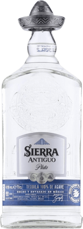 35,95 € Kostenloser Versand | Tequila Sierra Antiguo Plata — Edition Silber Jalisco Mexiko 70 cl