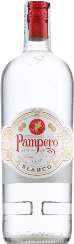 26,95 € Kostenloser Versand | Rum Pampero Añejo Blanco Venezuela Flasche 1 L