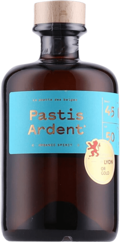46,95 € Free Shipping | Pastis Ardent. Organic Spirit Anis Belgium Organic Medium Bottle 50 cl