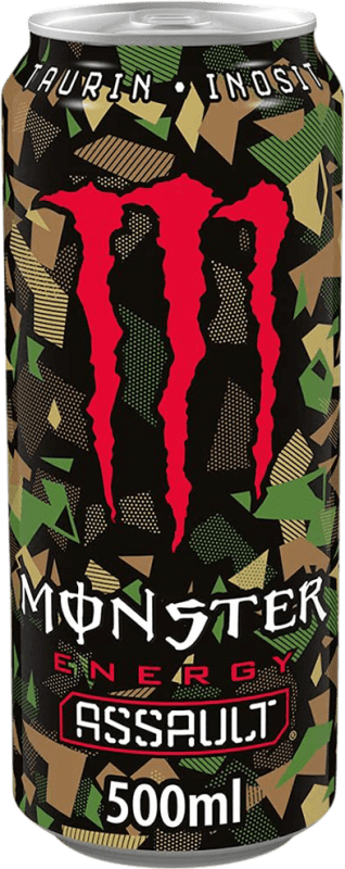 2,95 € 送料無料 | 飲み物とミキサー Monster Energy Assault アイルランド ボトル Medium 50 cl