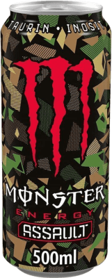 饮料和搅拌机 盒装12个 Monster Energy Assault 50 cl