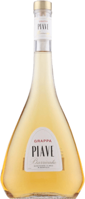 17,95 € Envio grátis | Aguardente Grappa Piave Barricata Itália Garrafa 70 cl