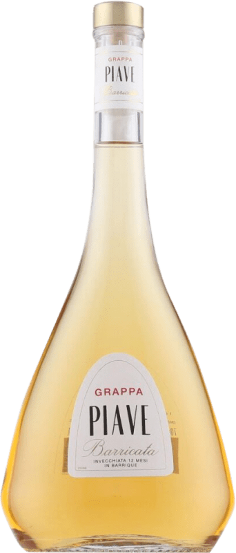 17,95 € Envio grátis | Aguardente Grappa Piave Barricata Itália Garrafa 70 cl