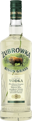 15,95 € Бесплатная доставка | Водка Zubr Bison Grass Польша 70 cl