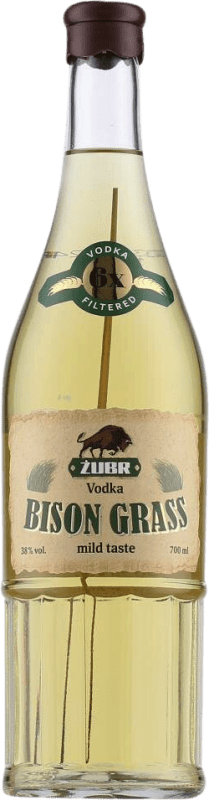 14,95 € Envio grátis | Vodca Zubr Bison Grass Polônia Garrafa 70 cl