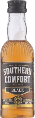 17,95 € Бесплатная доставка | Коробка из 12 единиц Ликеры Southern Comfort Black Whisky Соединенные Штаты миниатюрная бутылка 5 cl