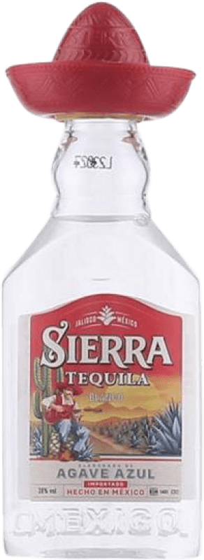 4,95 € 送料無料 | テキーラ Sierra Blanco PET ハリスコ メキシコ ミニチュアボトル 5 cl