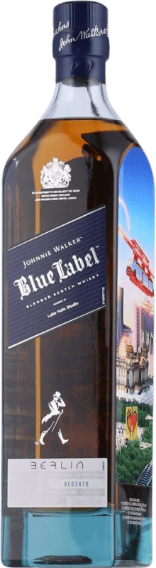 307,95 € 送料無料 | ウイスキーブレンド Johnnie Walker Blue Label Cities of the Future Berlin Limited Edition スコットランド イギリス ボトル 70 cl