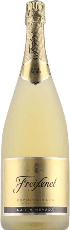 19,95 € Envoi gratuit | Blanc mousseux Freixenet Carta Nevada Demi-Sec Demi-Sucré D.O. Cava Espagne Macabeo, Xarel·lo, Parellada Bouteille Magnum 1,5 L